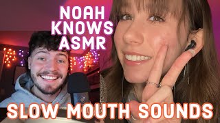 ASMR  Slow Mouth Sounds Collab W NoahKnowsASMR [upl. by Adnomal]