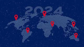 Carte bonne année entreprise internationale 2024 FX140  Vidéostorytelling by Néologis [upl. by Orran745]