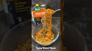 Trying Out Untried Ramen Day 8 Knorr Spicy Jjajangmyeon Veg Ramen shorts [upl. by Busiek]