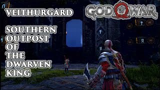 How To Get To Veithurgard And Earn The Trophy quotDeath Happened Herequot  God of War 4 2018 4K UHD [upl. by Ennirok]