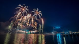 Abschlussfeuerwerk zur Kieler Woche 2024  Sternenzauber über Kiel [upl. by Noedig]