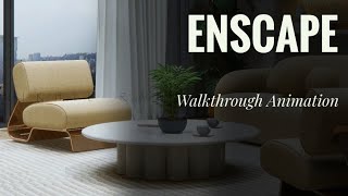 SKETCHUP AND ENSCAPE WALKTHROUGH ANIMATION [upl. by Crowell970]