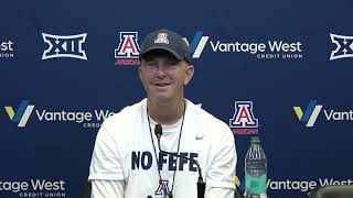 Arizona Football Press Conference  Brent Brennan [upl. by Margalit112]