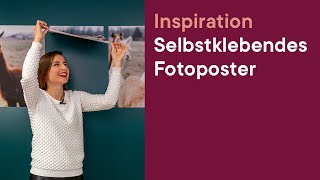 ifolor Inspiration  Das selbstklebende Fotoposter  Aufhängen war nie einfacher [upl. by Sarazen268]