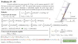 Dinâmica Hibbeler  Ed 12  Problema 19 45 Exercício resolvido [upl. by Hackathorn]