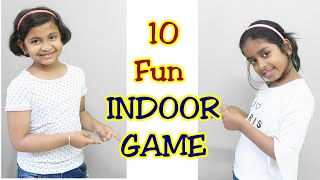 10 Fun INDOOR GAME FOR KIDS10 Awesome fun Indoor Game keep kids busy at home [upl. by Yttocs]