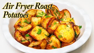 Air Fryer Roast Potatoes in only 20 minutes and NO PARBOILING [upl. by Snowman315]