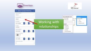 Learn PowerApps  9  SQL Relationship Table [upl. by Ahsienauq944]