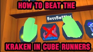 How to beat the kraken in cube runners [upl. by Notirb]