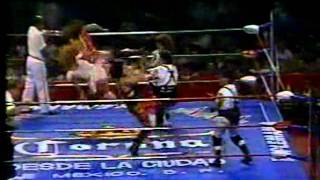 LOLA Gonzalezvicky carranzala rosa vs martha villalobospantera sureñawendyTriplemania 01 1993 [upl. by Esadnac]