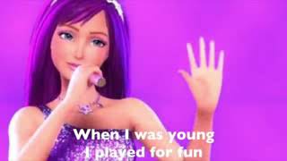 BARBIE SONG LYRIC Here I Am [upl. by Friedrick]