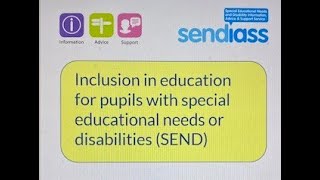 Inclusion of pupils with special educational needs or disabilities SEND [upl. by Roht296]