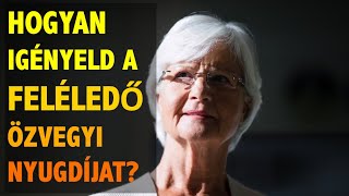 Özvegyi nyugdíj feléledése szabályok és az igénylés menete [upl. by Onid]