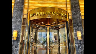 4K The Fullerton Hotel Singapore Staycation  Premier Collyer Suite Walkthrough and Review [upl. by Spoor404]