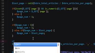 PAGINATION EN PHP  Partie 2 [upl. by Wake]