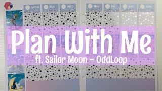 Plan With Me  August 5th  11th 2024  Ft Sailor Moon  OddLoop  Carlea Plans [upl. by Nimajaneb]