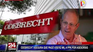 Odebrecht le habría pagado US782 mil a empresa de PPK por asesorías [upl. by Junia747]