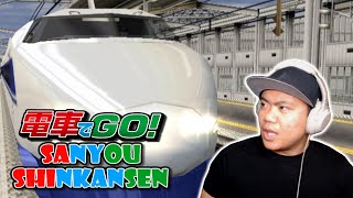 SUPAHH FAST  Densha De Go Sanyou Shinkansen Hen  電車でGO新幹線 山陽新幹線編  Lets Go By Train [upl. by Swithin]