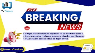 Budget 2025 Dette BCE  Actualités du 9 octobre par Roselyne Pagès [upl. by Elfie]