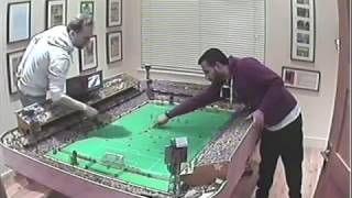 Full Subbuteo Game Play from the Stadium of Fingers game 1 [upl. by Sturrock58]