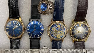 4sp đh ⌚⌚ cơ cót cổ màu xanh cho ae hợp phong thủy citizen seiko helbros🥰🥰☎️0363648707 [upl. by Ettennan531]