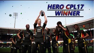 HERO CPL17 FINAL St Kitts and Nevis Patriots vs Trinbago Knight Riders  Don Bradman Cricket 17 PS4 [upl. by Barbara]