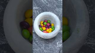 How will the pestle cope with colorful sweets mortar experiment skittles [upl. by Eiltan]