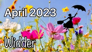 Monatslegung  Widder April 2023  Lebensfreude Finanzieller NeubeginnChance Du setzt dich durch [upl. by Dilahk]