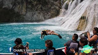 CASCADA quotEL MECOquot 🌊🤩 HUASTECA POTOSINA TURISMO 🏞 CHARLY BROS TOURS 🚐✈ [upl. by Sinnelg420]