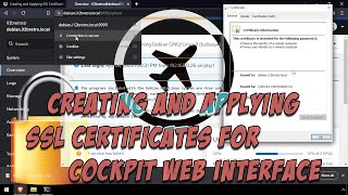 Creating and Applying SSL Certificates for Cockpit Web Interface [upl. by Hsetim]