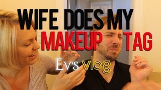 Wife Does My Makeup TAG  Peter amp Evynne Hollens [upl. by Harrison]