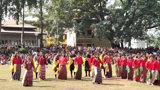 Phuentsholing Tshechu Druk gi shodro by Phuentsholing Higher Secondary School [upl. by Itsrejk]