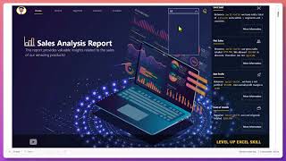 Interactive Sales Dashboard in Power BI  Analyze amp Visualize Sales Performance [upl. by Fancie]