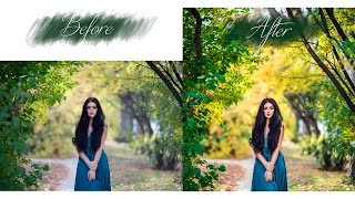 My Workflow in Photoshop Editing Fall Portrait  Expansion [upl. by Debi]