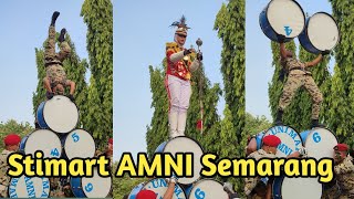 Aksi Paling Keren Drumband STIMART AMNI SEMARANG Gemparkan Kota Pati [upl. by Cloutman]