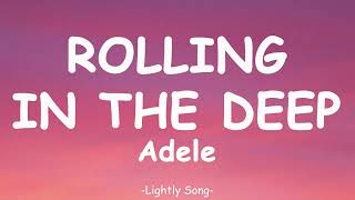 Adele  Rolling In The Deep Lyrics [upl. by Namra]