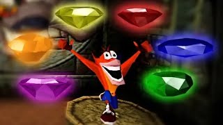 Todas as Gemas Coloridas Crash Bandicoot [upl. by Regan336]