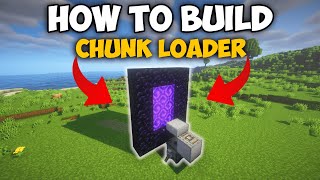 How To Build Chunk Loader in Minecraft  Chunk Loader Minecraft 121 [upl. by An]