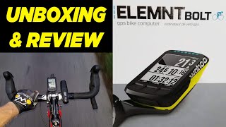 My New Cycling Computer  Wahoo ELEMNT BOLT Review amp First Impressions [upl. by Sura706]