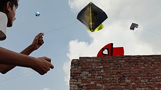 kite looting kite catching kite looting on roof [upl. by Emyle]