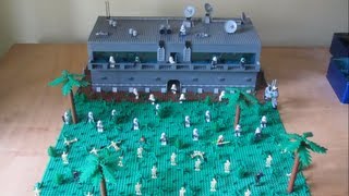 Lego Star Wars MOC Attack on the Republic Outpost on Carida [upl. by Mindy833]