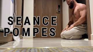 Séance pompes calisthenics [upl. by Valenba]