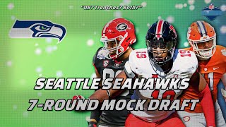 7 Round Mock Draft  Seattle Seahawks  2023 [upl. by Otreblasiul845]