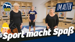 Sport macht Spaß im Alter  ALBA BERLINs digitales Bewegungsangebot für die ältere Generation [upl. by Emerick899]