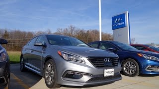 20162017 Hyundai Sonata Limited Walkaround amp Interior Tour [upl. by Helbona]