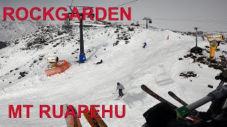 Skiing the Rockgarden Whakapapa Mt Ruapehu [upl. by Shandeigh367]