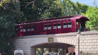 41523 Pre The Disneyland Railroad Holiday 5 departs Main Street station1 [upl. by Nyral]