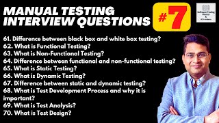 Manual Testing Interview Questions and Answers with Examples  Part 7 [upl. by Enillebyam992]