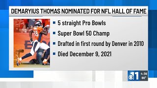 Demaryius Thomas nominated for NFL hall of fame [upl. by Imray]