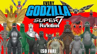 Every Godzilla Super7 ReAction Figure So Far [upl. by Reibaj417]